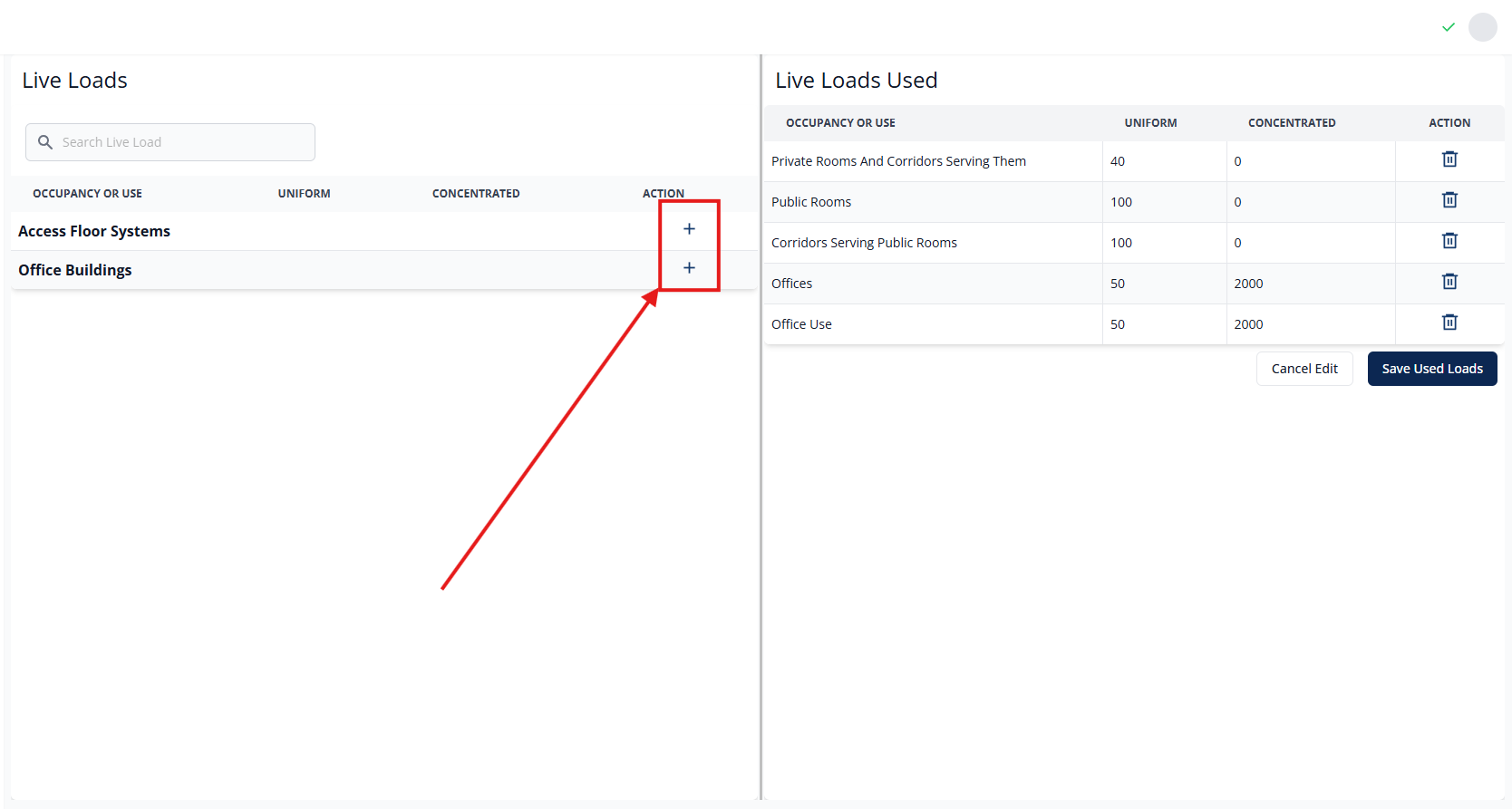 Adding Individual Load