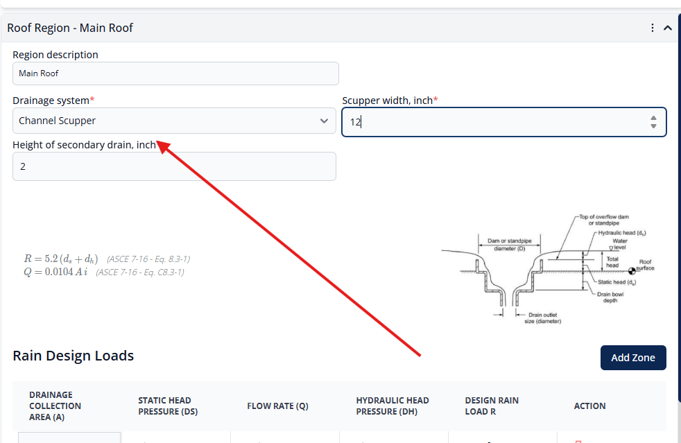 Channel Scupper System