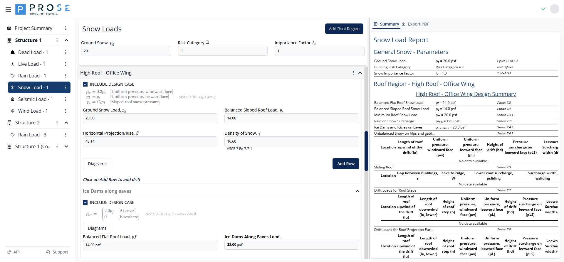 Hip and Gable Section