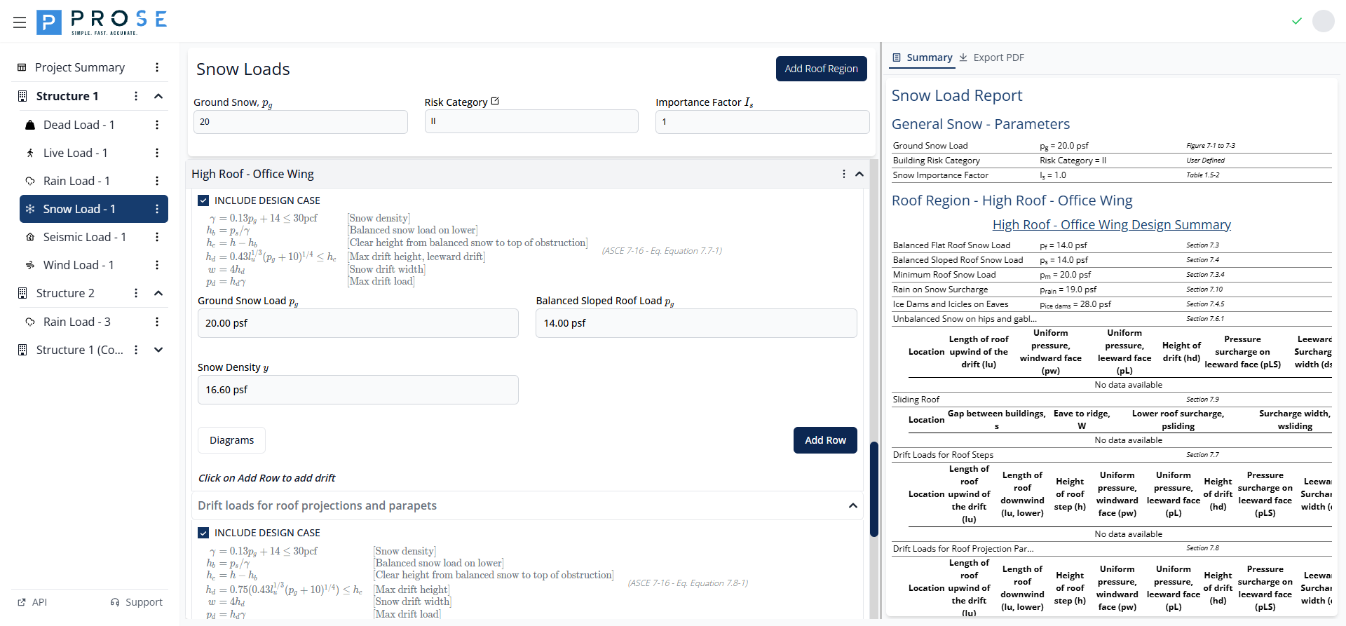 Drift Roof Steps Section