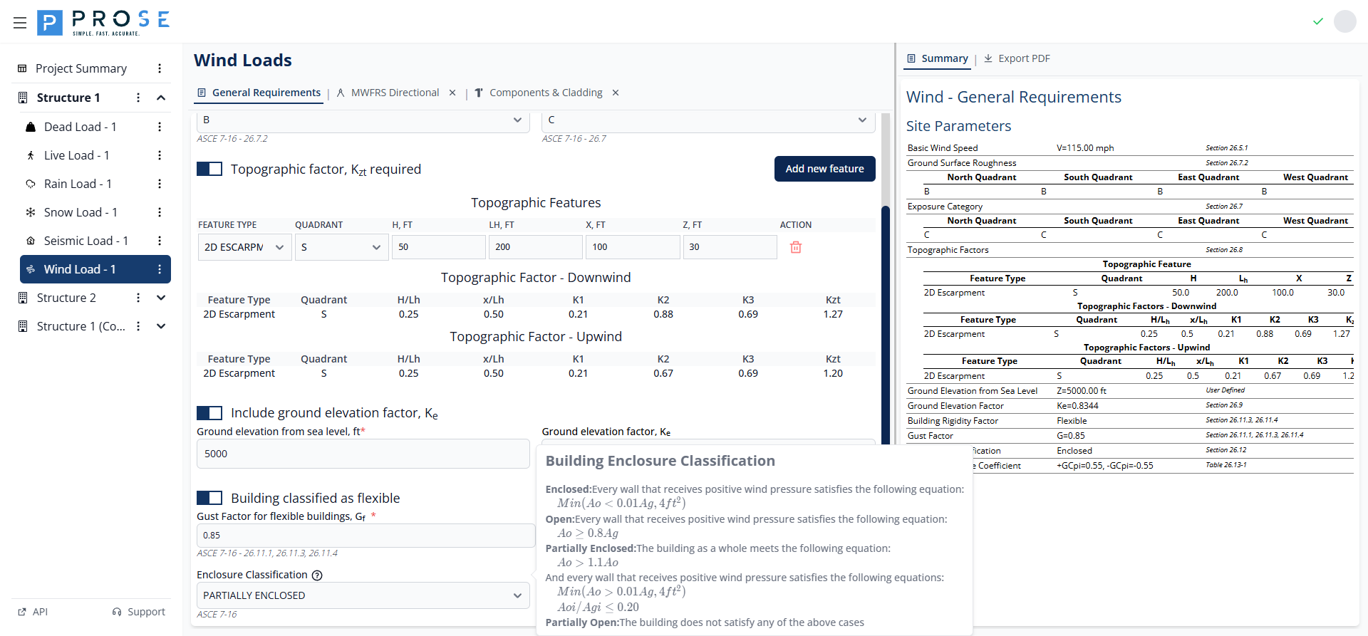 Enclosure Classification